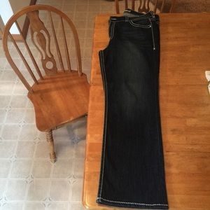 Ten Denim Blingy Dark Wash Straight Leg